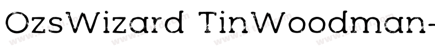 OzsWizard TinWoodman字体转换